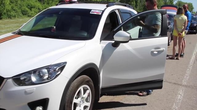 Участники автомобильного сообщества LT48 на автопробеге по Липецкой области смотреть онлайн