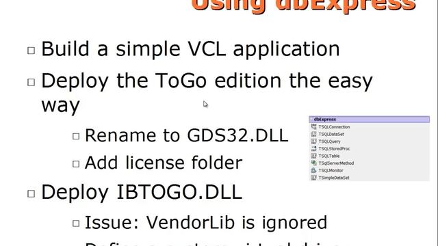 InterBase: How to Embed InterBase into your Delphi applications смотреть онлайн