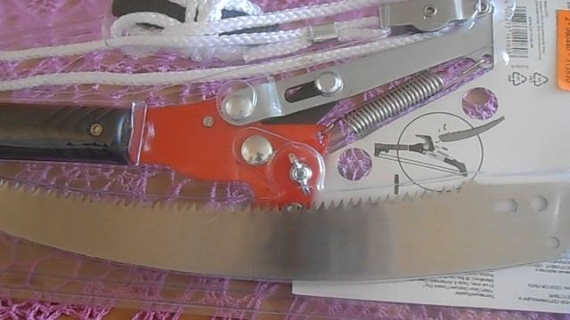 Купила замечательный сучкорез с телескопической ручкой для обрезки высоких деревьев.Показываю. смотреть онлайн