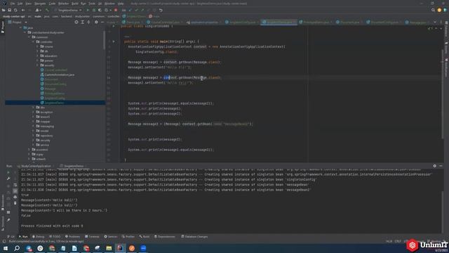 Spring Bean Scopes | UnlimIT смотреть онлайн