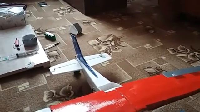 Проверка рулей самодельной Цессны-182