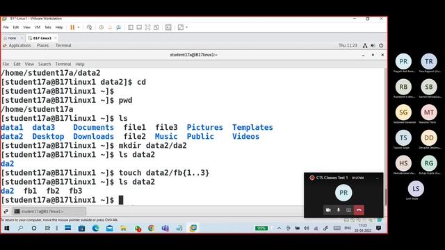 (B17) Basic Linux part9 Creating directory -mkdir смотреть онлайн