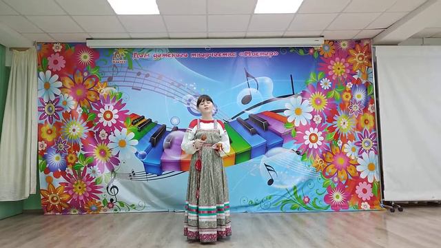 р. н. п. "Возле речки, возле мостика" Осипова Валерия смотреть онлайн