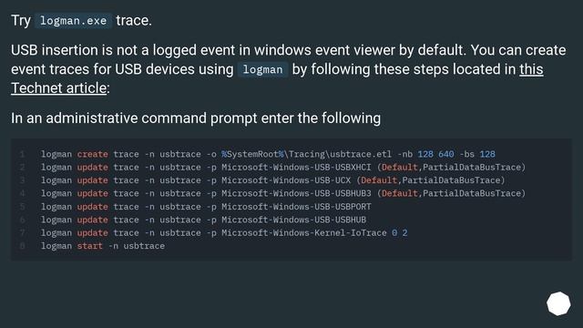 Where can I find logs on recent USB insertion in the Event Viewer? смотреть онлайн