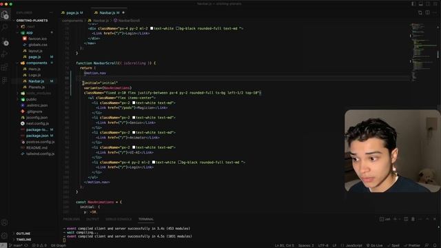 Awwwards Cloned Animation - On Scroll Navigation (Framer-motion, nextjs, tailwind, react) смотреть онлайн