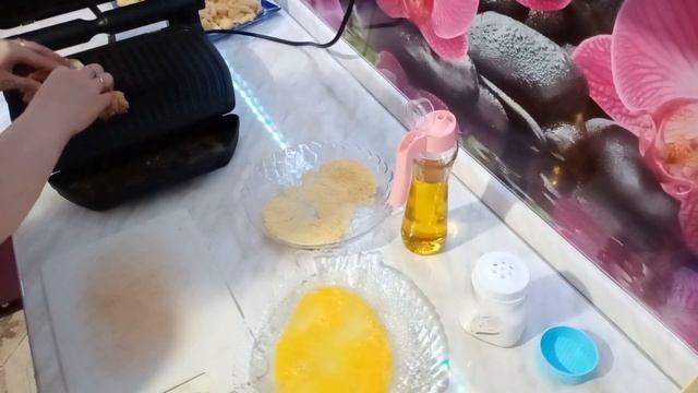 Свинина в кляре на гриле Tefal Optigrill Smart смотреть онлайн