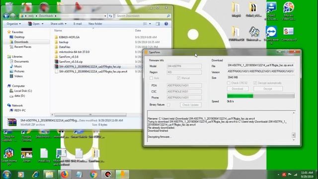 How to Decrypt ENC4 File using Samfirm ( Samsung Encrypted firmware ) смотреть онлайн