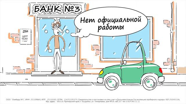 Ломбард №1. Рекламный анимационный видеоролик смотреть онлайн