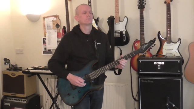 Guitar solo over backing track | Classic Rock | Chapman ML1 | Boss Katana Head Mk 2 смотреть онлайн