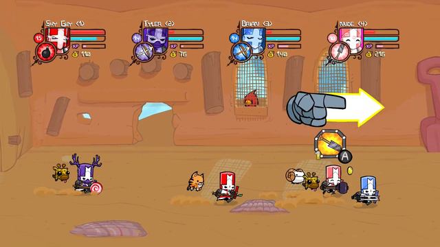 Castle Crashers Remastered Walkthrough - Part 07 (4 players) смотреть онлайн
