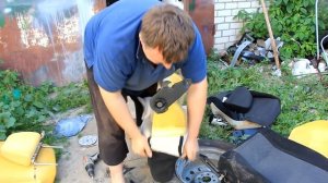 Разбор переднего сидения Лада Приора