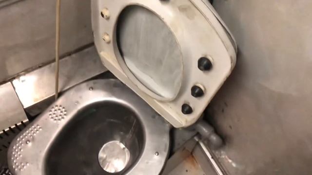 Excerpt: Soviet train toilet which drains on the train tracks. How to use it (and how not to…). смотреть онлайн