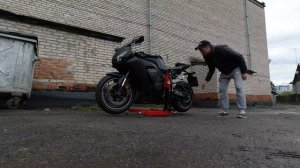 Самый удобный подкат-домкрат для мотоцикла, 10.500 рублей!
