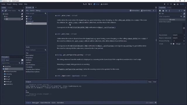 Node Class and Virtual methods ( _enter_tree(), _exit_tree(), _ready(), etc) in Godot in Hindi| Ep смотреть онлайн