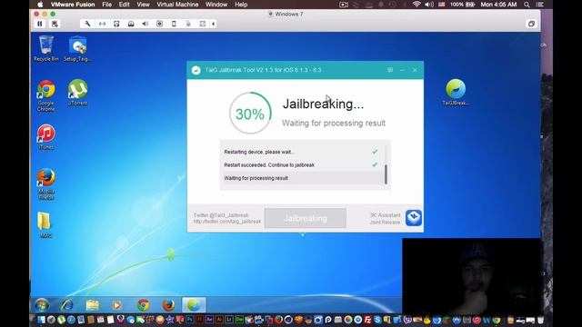 How to jailbreak iOS 8.4 with TaiG 2.1.3 + Cydia Substrate, iPhone 6 ON IOS 8.3 смотреть онлайн