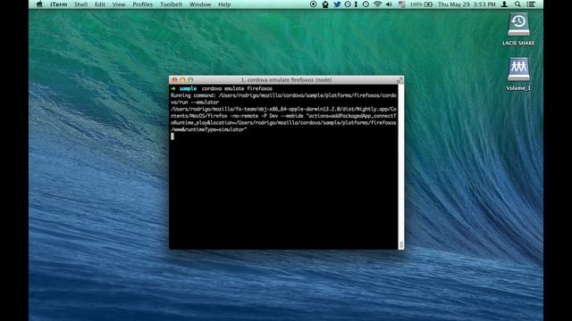 Cordova Emulate Firefox OS Sneak Peek смотреть онлайн