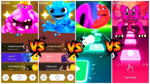 BanBan Monsters Pink vs Blue vs Pink Girl vs Pink Elephant Tiles Hop EDM Rush смотреть онлайн