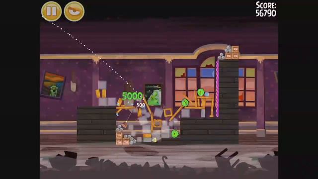 Angry Birds Seasons - Haunted Hogs 2-9 - Walkthrough 3 Stars смотреть онлайн