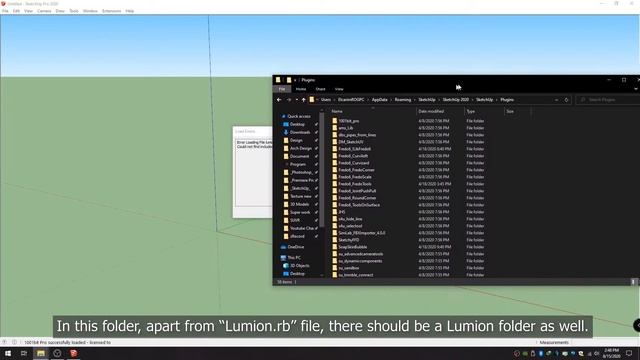 How to Fix Load Error Pop Up Message Sketchup Plugins Problem 2015/ 2016 / 2017 / 2018 / 2019 /202 смотреть онлайн