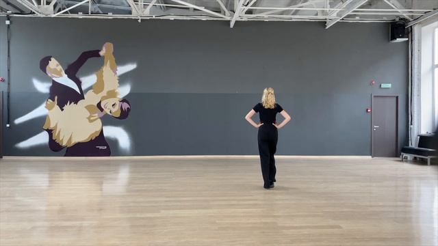 Ча-ча-ча основной ход + чеки, Н-2 смотреть онлайн