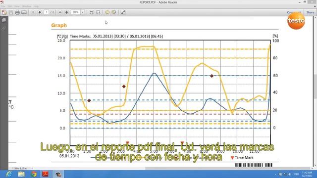 Configurar marcas de tiempo en el data logger USB testo 184 | Be sure. Testo смотреть онлайн