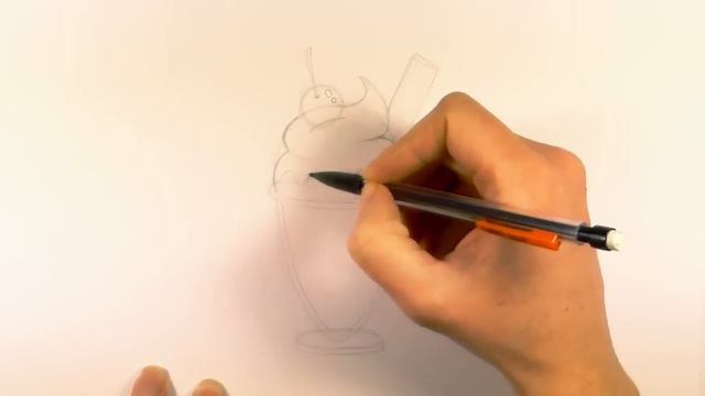 How To Draw A Cartoon Ice Cream Sundae