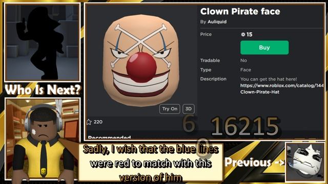 One Piece - Buggy the Star Clown Roblox Cosplay Showcase смотреть онлайн