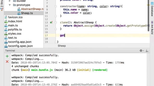Урок 7. Шаблоны проектирования. Typescript. Прототип. Практика смотреть онлайн