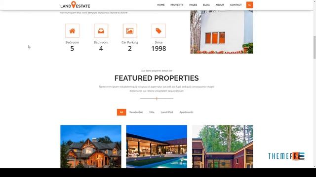 Land Estate - Real Estate/Single Property WordPress Theme Deva смотреть онлайн