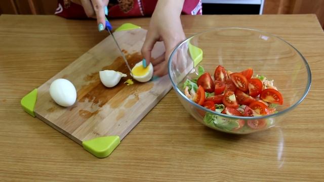 Салат с креветками. Кулинария. Рецепты. Понятно о вкусном. смотреть онлайн