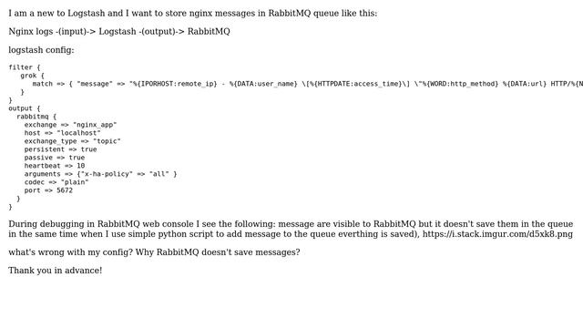 DevOps & SysAdmins: Logstash RabbitMQ output plugin смотреть онлайн