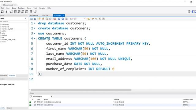 Creating a database using SQL components #mysql #sql смотреть онлайн