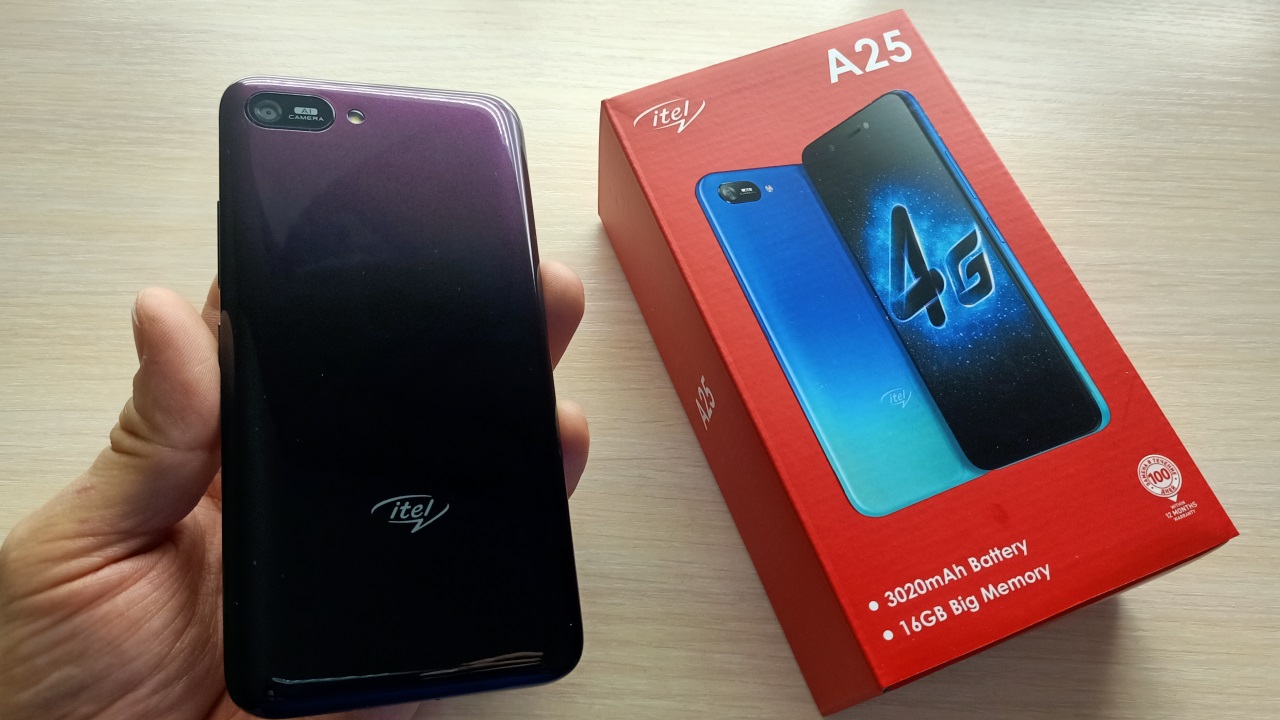 Обзор Itel A25 1/16Gb ?