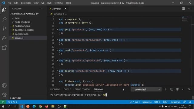 How to disable X-POWERED-BY response header in ExpressJS REST APIs ⭐️ Spinsage смотреть онлайн