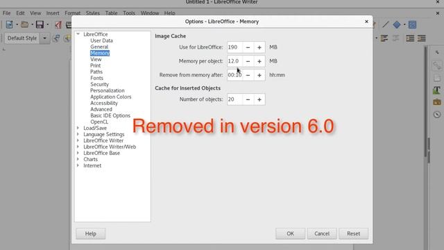 LibreOffice: Options dialog - LibreOffice section смотреть онлайн