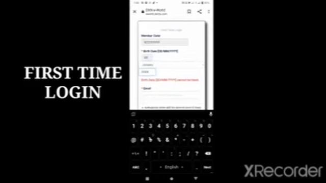 First Time Login,Activation code কিভাবে পাসওয়ার্ড তৈরি করবে #dxn смотреть онлайн