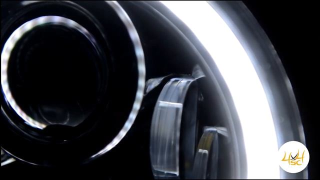 Farol de LED Angel Eyes DRL - Mitsubishi L200 Outdoor Savana Pajero Sport - 4x4SC.com.br смотреть онлайн
