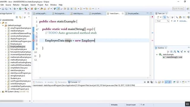 $Java Tutorial For Beginners 22 - 'static' keyword Example in Java - YouTube смотреть онлайн