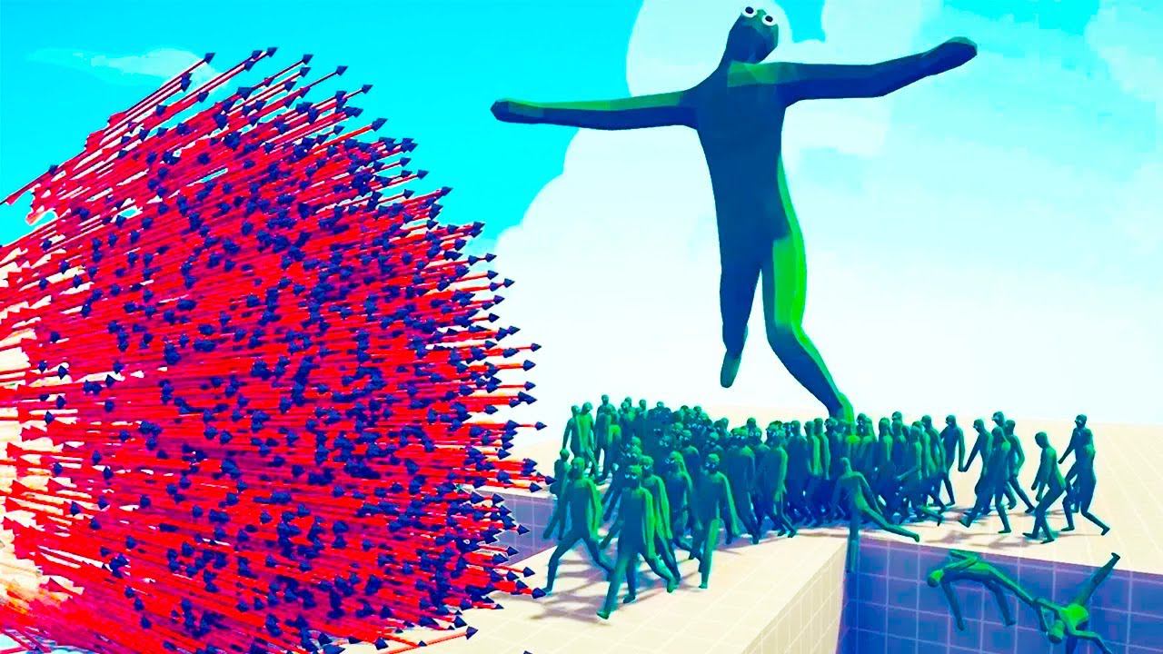 1000x OVERPOWERED Vs 100x ZOMBIE | TABS - Totally Accurate Battle Simulator
