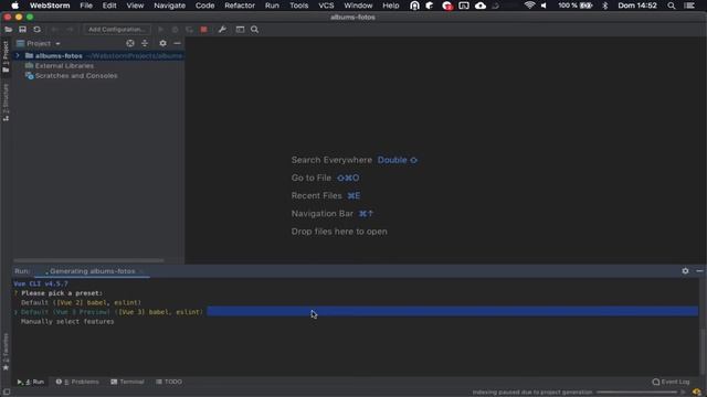 Projecte Vue 1 - Crear projecte amb WebStorm смотреть онлайн