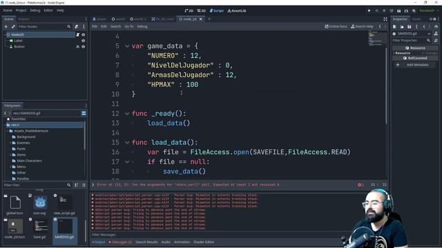 Godot 4 : SISTEMA DE GUARDADO смотреть онлайн