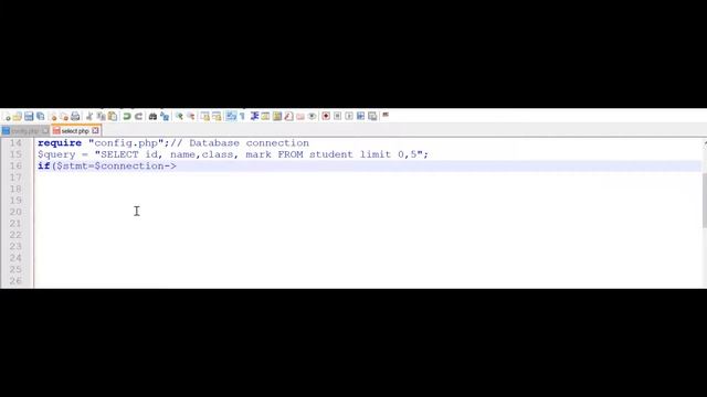 Connecting and executing SQL to Displaying records from MySQL database table by using PHP смотреть онлайн