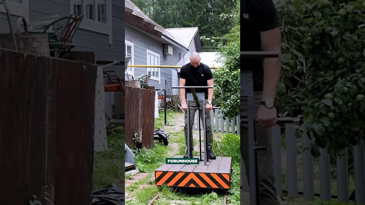 Сам построил железную дорогу на участке #shorts #узкоколейка #железнаядорога смотреть онлайн