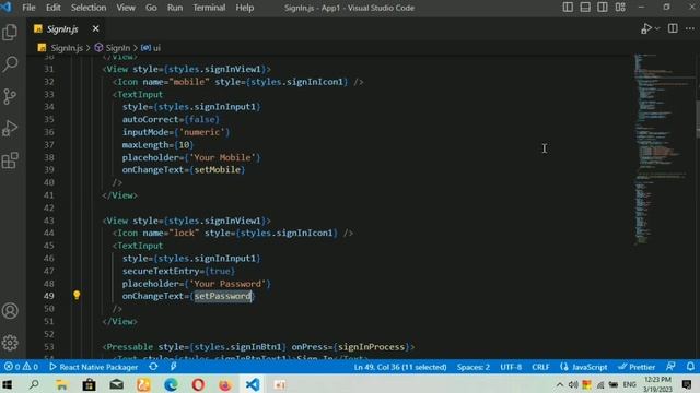 Chat Application Sign In | React Native | Java Institute смотреть онлайн
