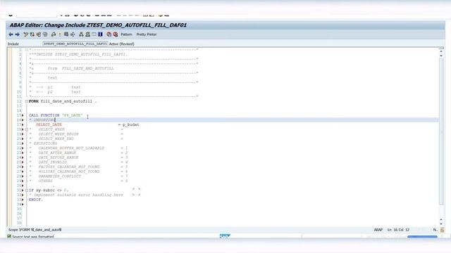 Automatically Fill Selection Screen Parameter in SAP ABAP | Auto fill selection screen parameters смотреть онлайн