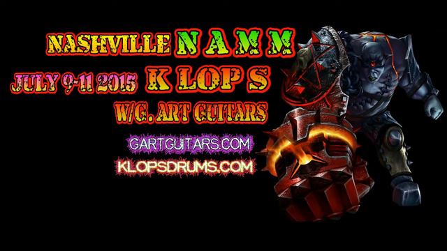 KLOPS & GARTGUITARS at NAMM KLOPS Booth 1054 смотреть онлайн