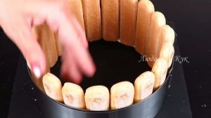 ? ТИРАМИСУ рецепт с клубникой за 20 минут, клубничный торт без выпечки десерт без яиц, Люда Изи Кук