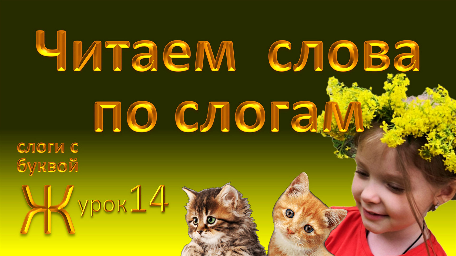 Как быстро научиться читать? Слоги с буквой Ж. Урок 14.