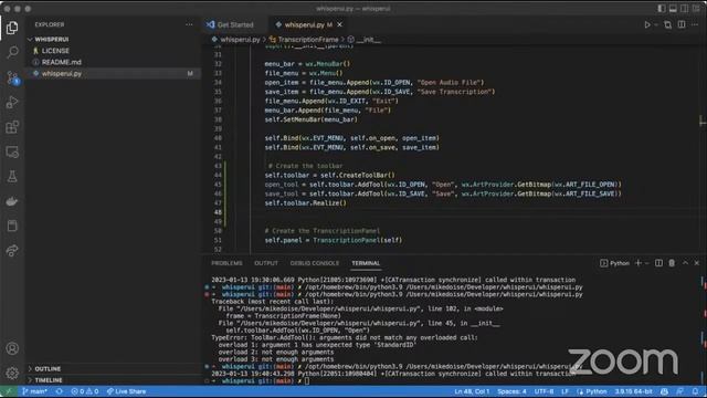 Python Code Along: Let's Improve my Whisper UI Project смотреть онлайн