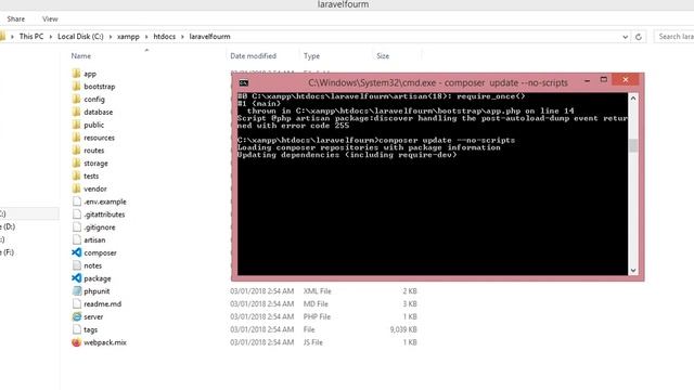 Laravel Fatal error: Uncaught Error: Class 'Illuminate\Foundation\Application' not found смотреть онлайн